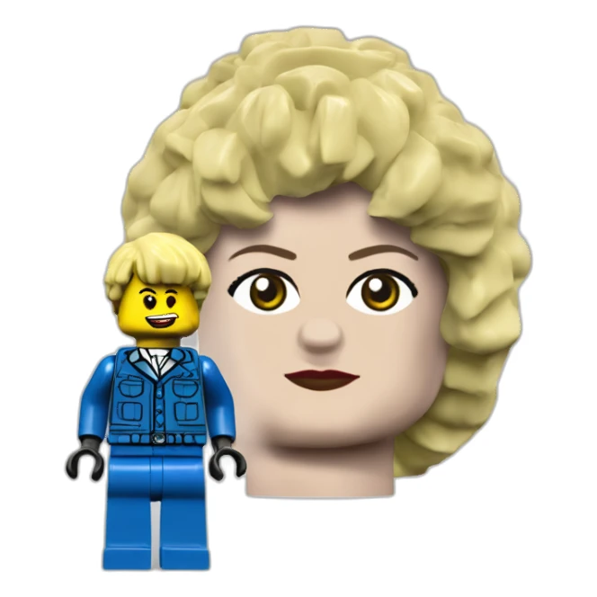 Myra Hindley LEGO minifigure nice sticker