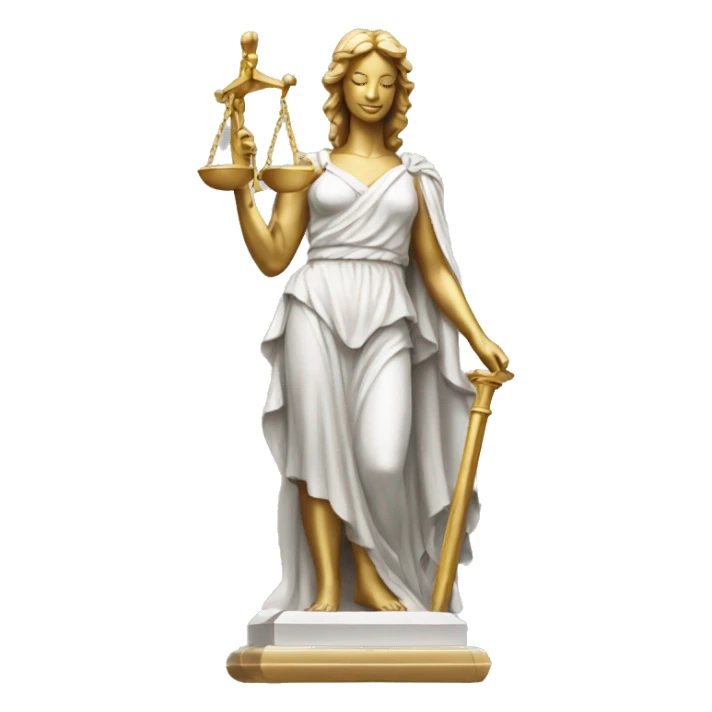 Statue of Justice sticker
