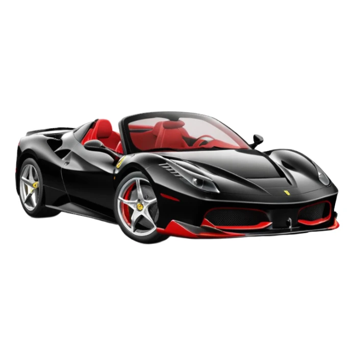 black farari car koli si change kar do sticker