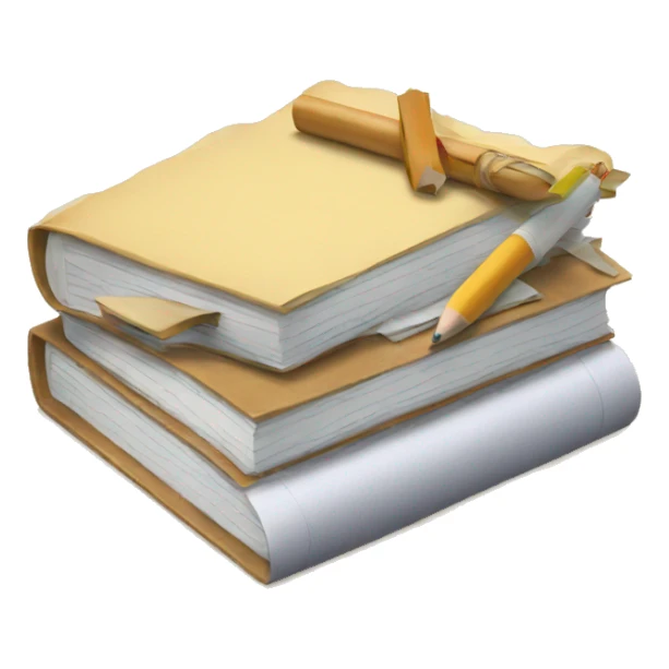 A pile of homework sticker