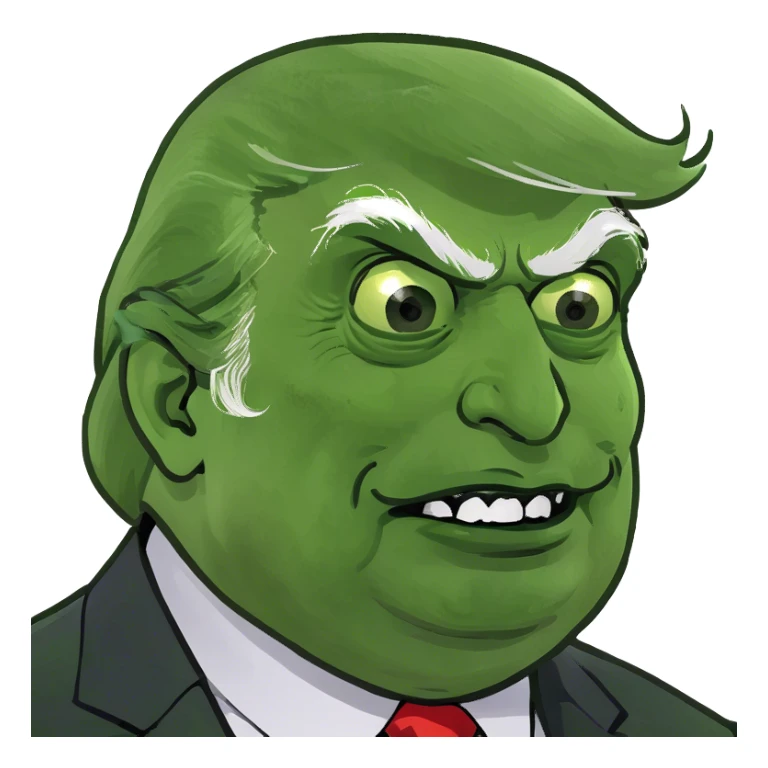 Crazy Trump sticker