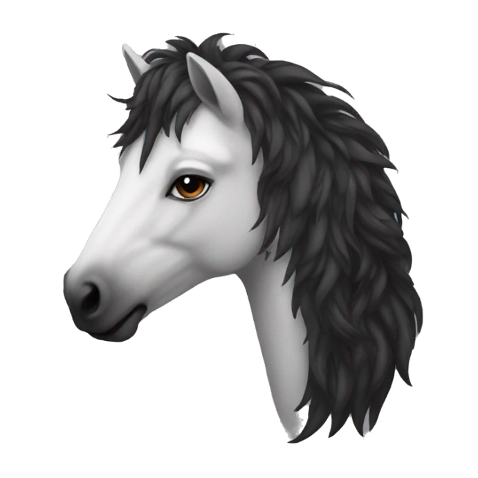 With less mane sticker