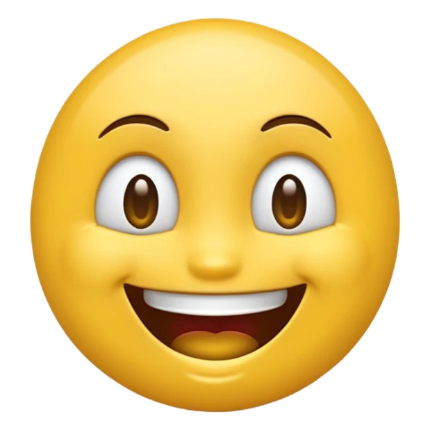 emoji with mischievous grin sticker
