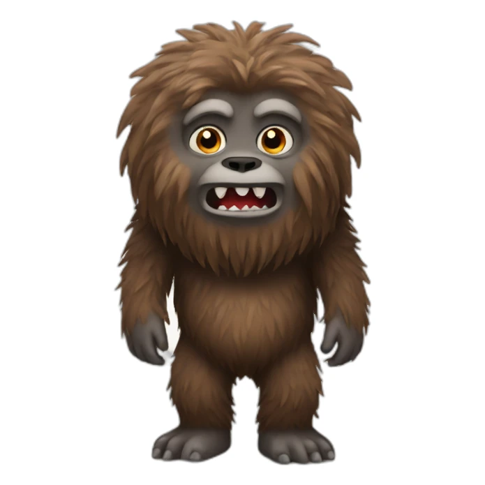 brown yeti sticker