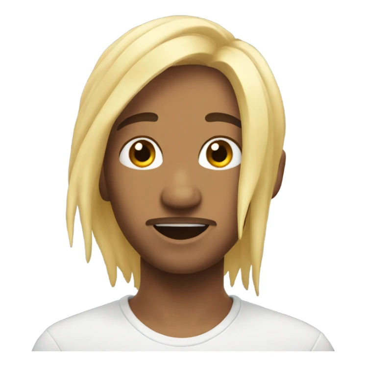 Hair falling out sticker