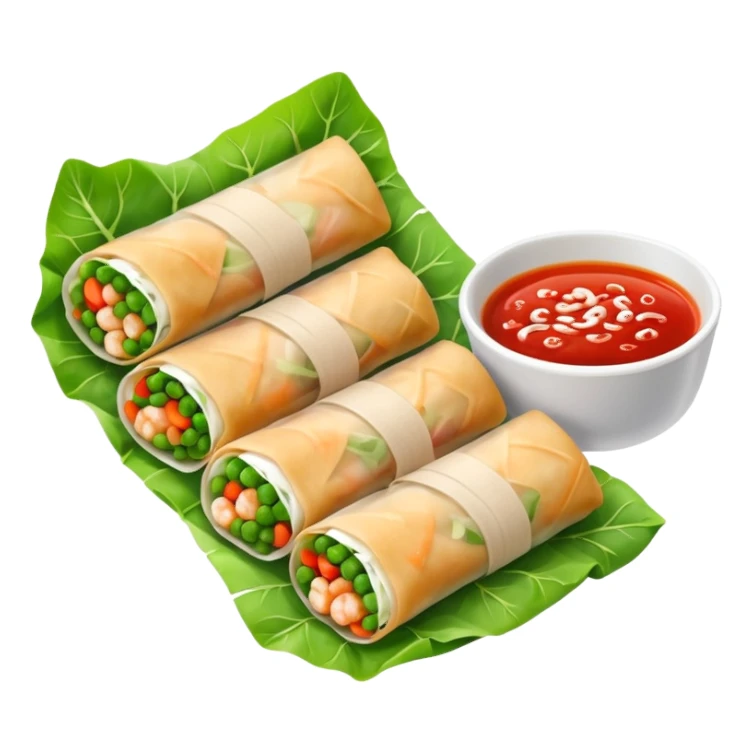 make it look like an Asian spring roll, not a burrito! (please) :) sticker