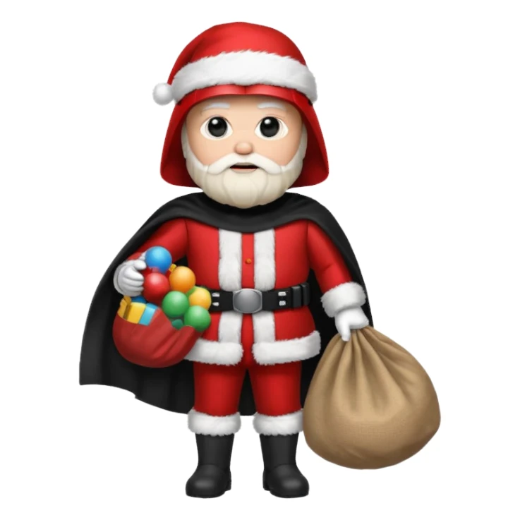 darth vader santa sticker