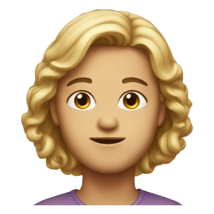a very lovely face emoji sticker