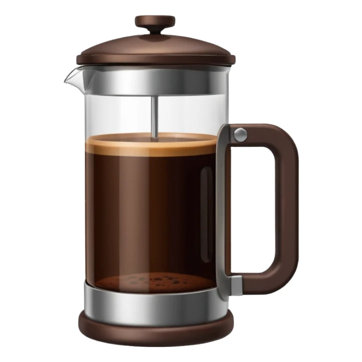 French Press sticker