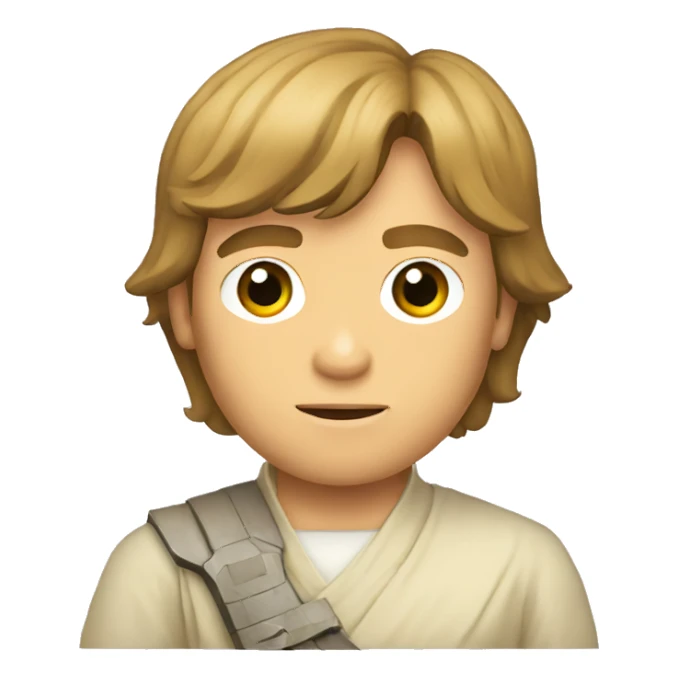 star wars luke skywalker sticker