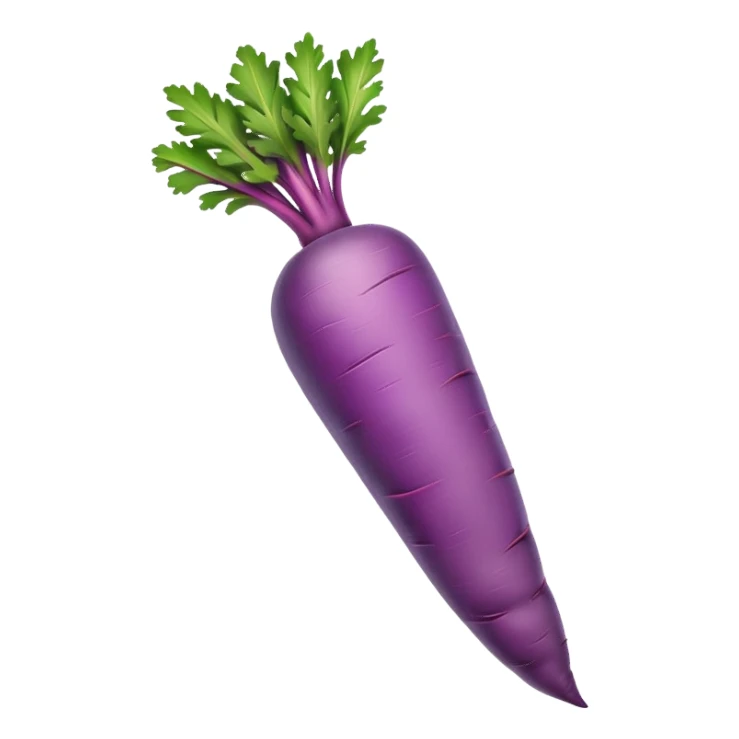 Purple Carrot  sticker