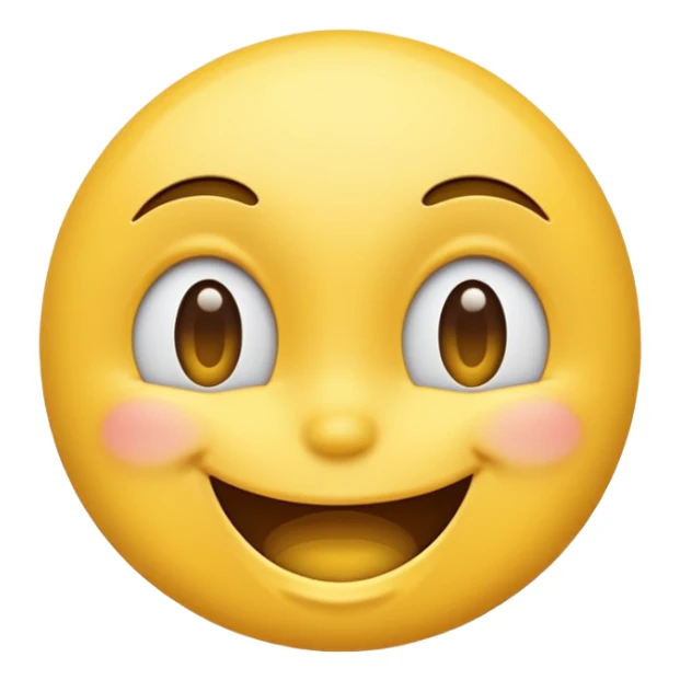 Over exaggerated winking face  sticker