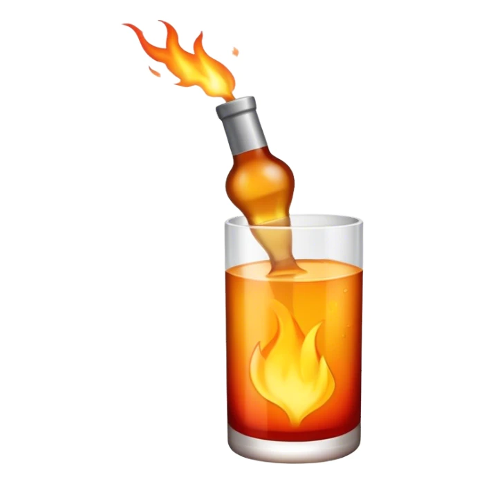 Molotov cocktail sticker