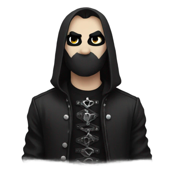 goth emoji lol sticker
