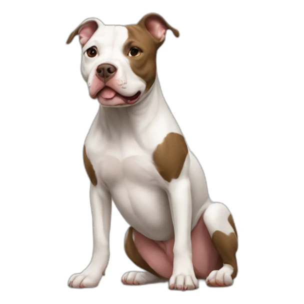 Mistura de Pitbull com dálmata  sticker