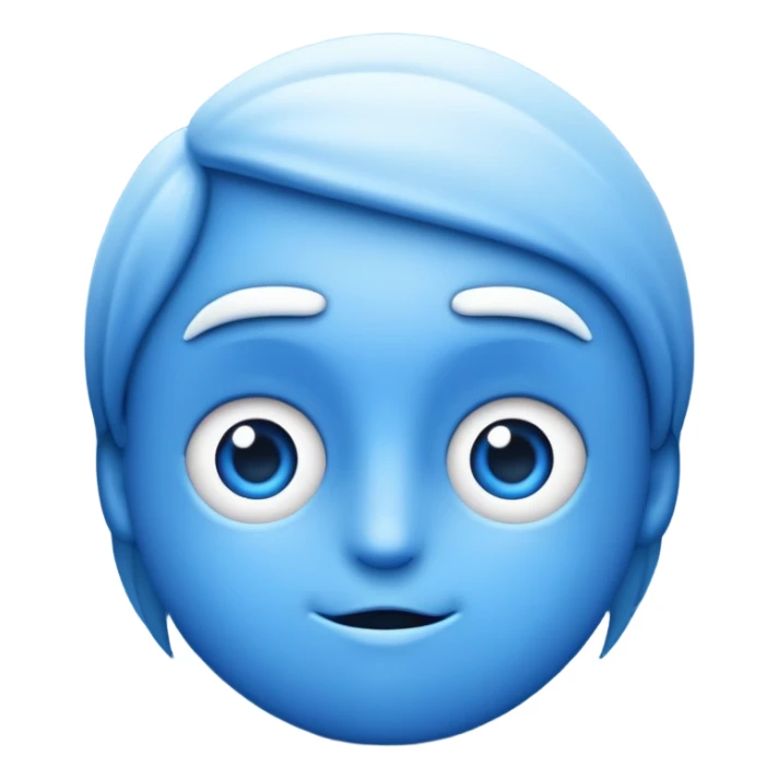 👀 en azul sticker