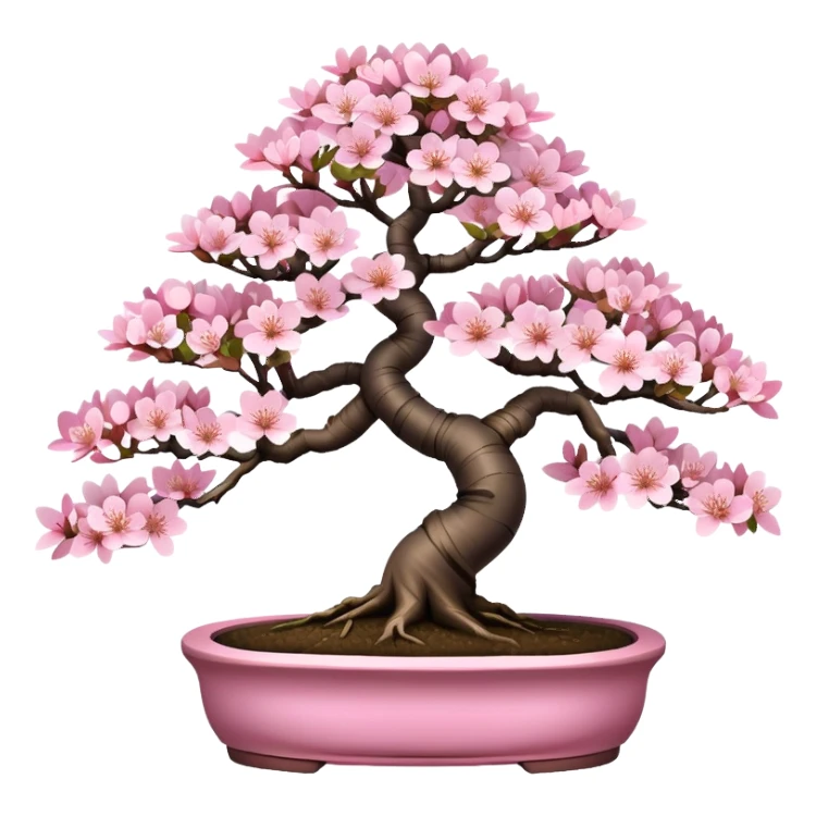 Sakura cherry blossom Bonsai tree  sticker