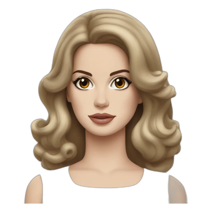 Lana del Rey singer sticker