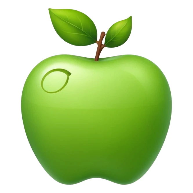 Create an Apple-style emoji that represents a stock/share, combining a clean upward-trending chart, a minimal financial symbol, and a confident growth vibe, using simple shapes, smooth gradients, and the polished. sticker