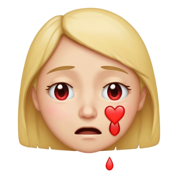 Happy bawling crying with heart eyes sticker