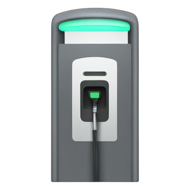 single charging station sticker