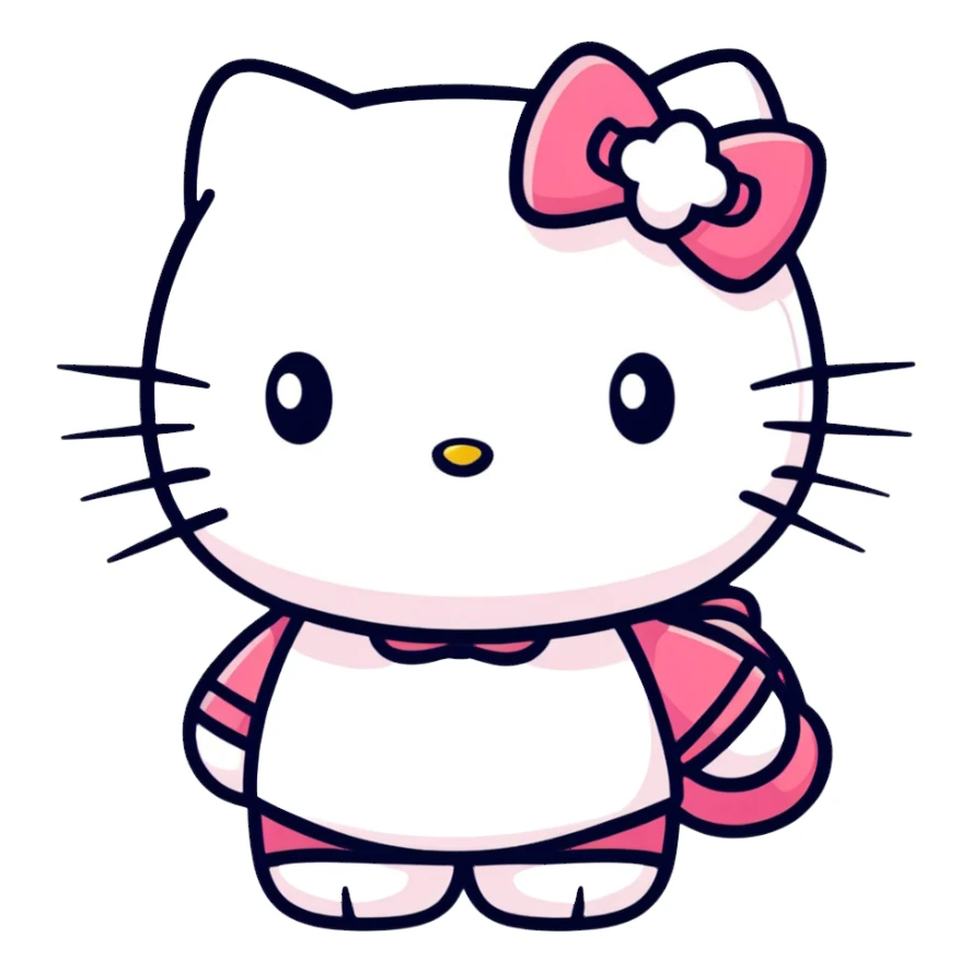 hello kitty tức giận sticker