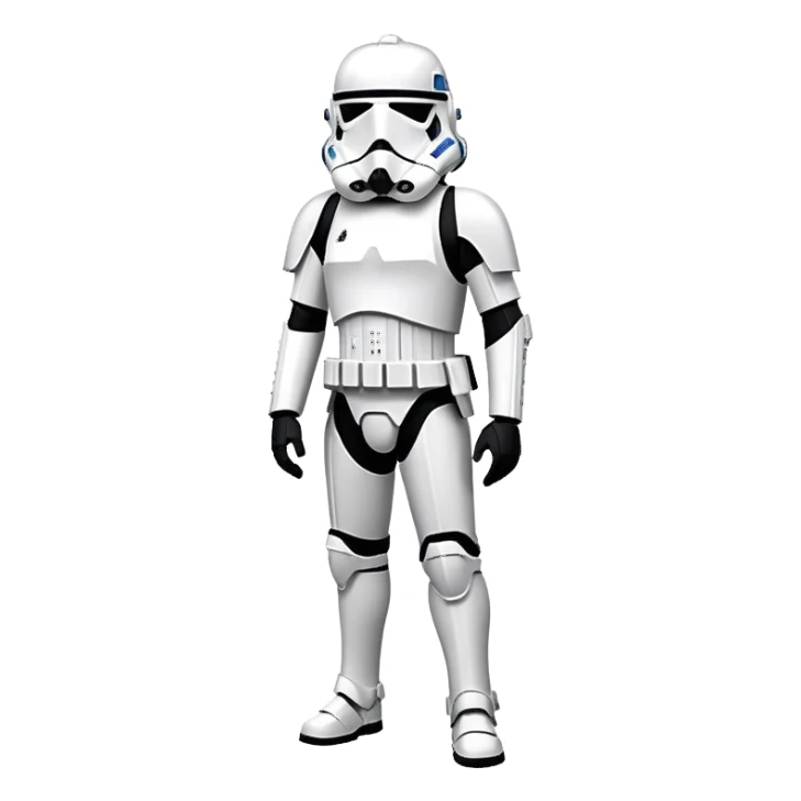 Full body storm trooper from Star Wars sticker