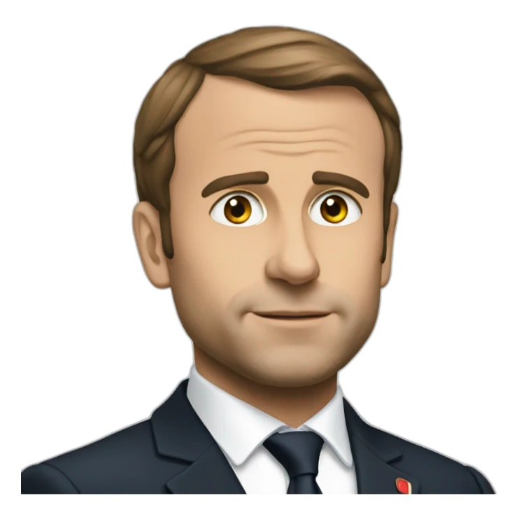 macron sticker