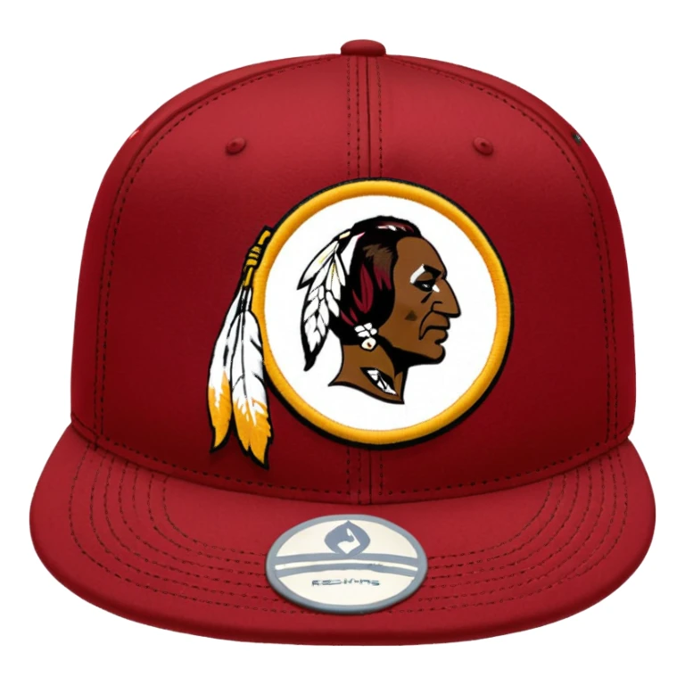 Washington Redskins hat sticker