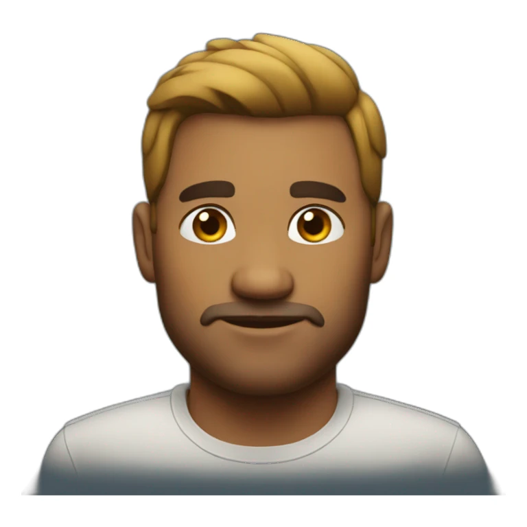 big handsome man sticker