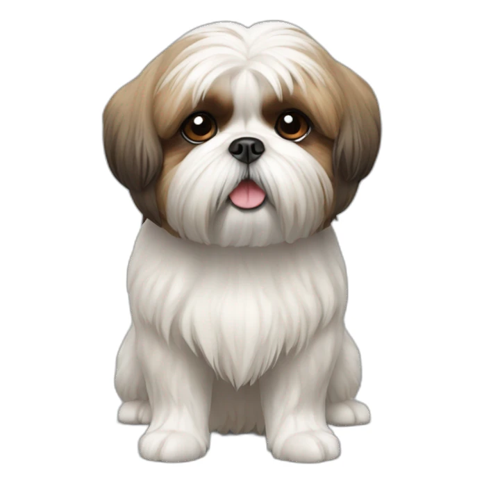 Dog Shih Tzu full-height sticker