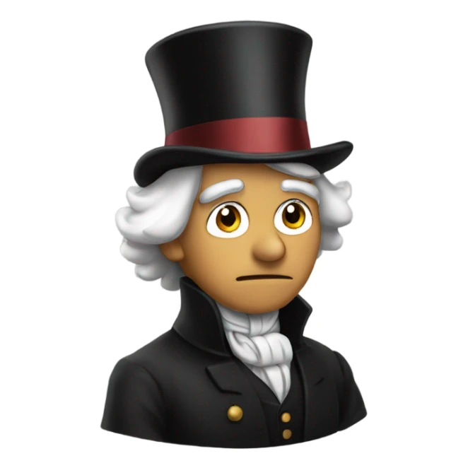 Me as Scrooge sticker