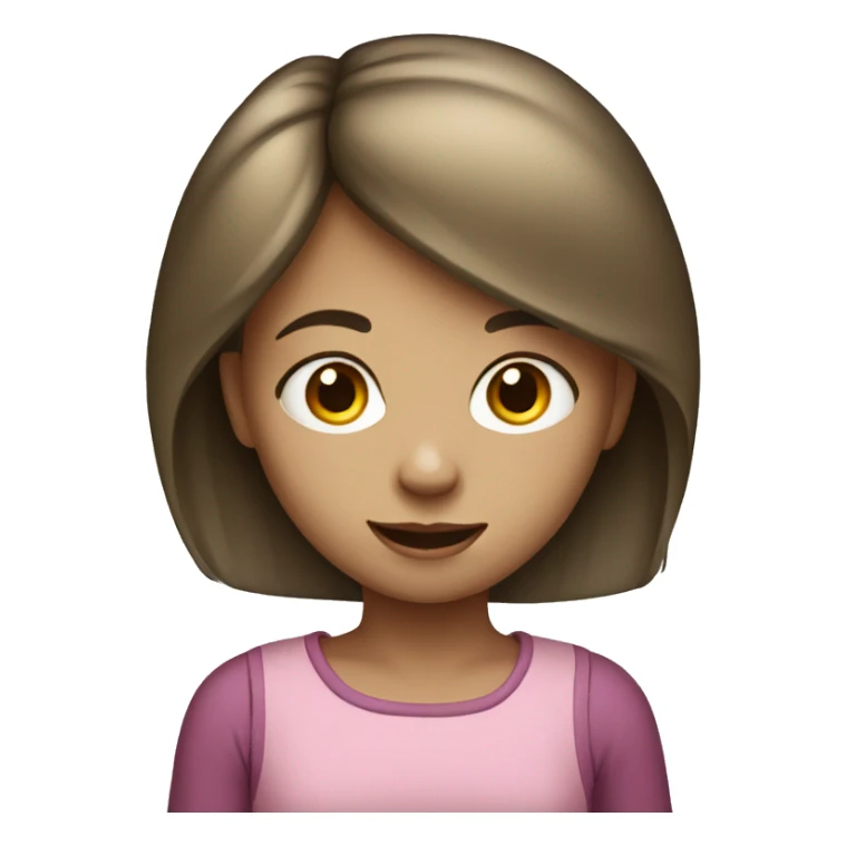 Girl playing ipad sticker