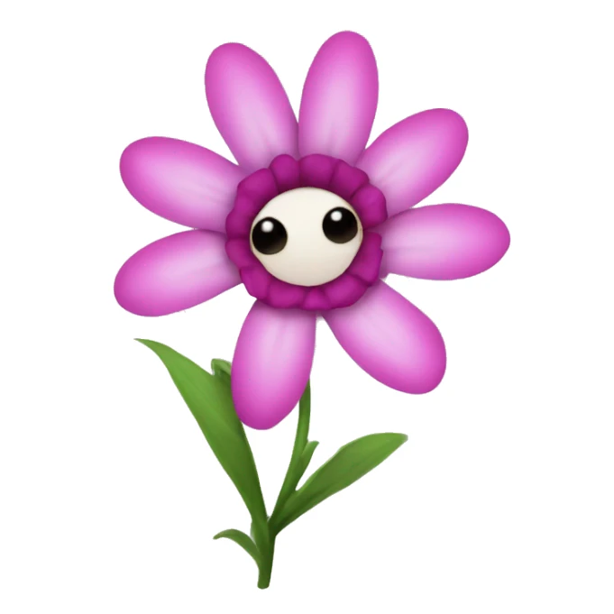 Coquette flower sticker