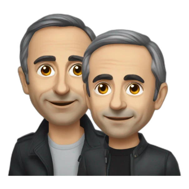 Éric zemmour et Didier dechamps sticker