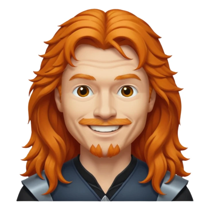 Ginger dave mustaine sticker
