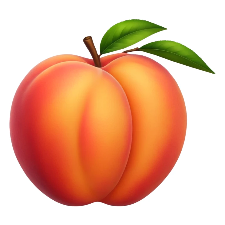 peach  sticker