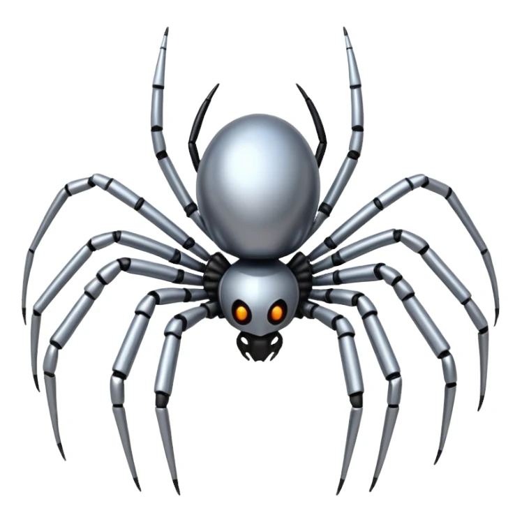 robot spider with antenna sticker