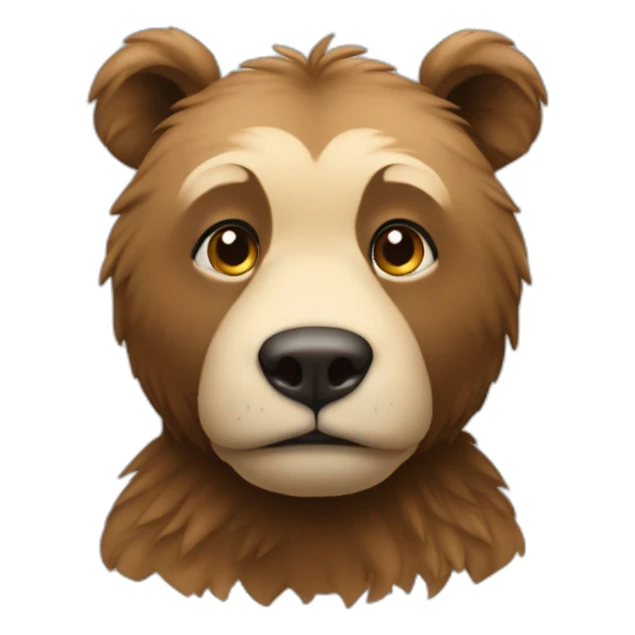 Poutin sur un ours sticker