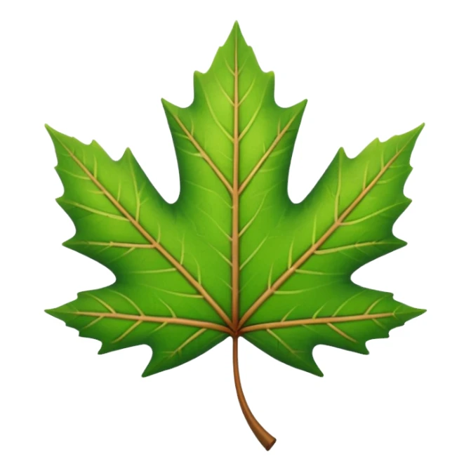 stick with leaf sticker