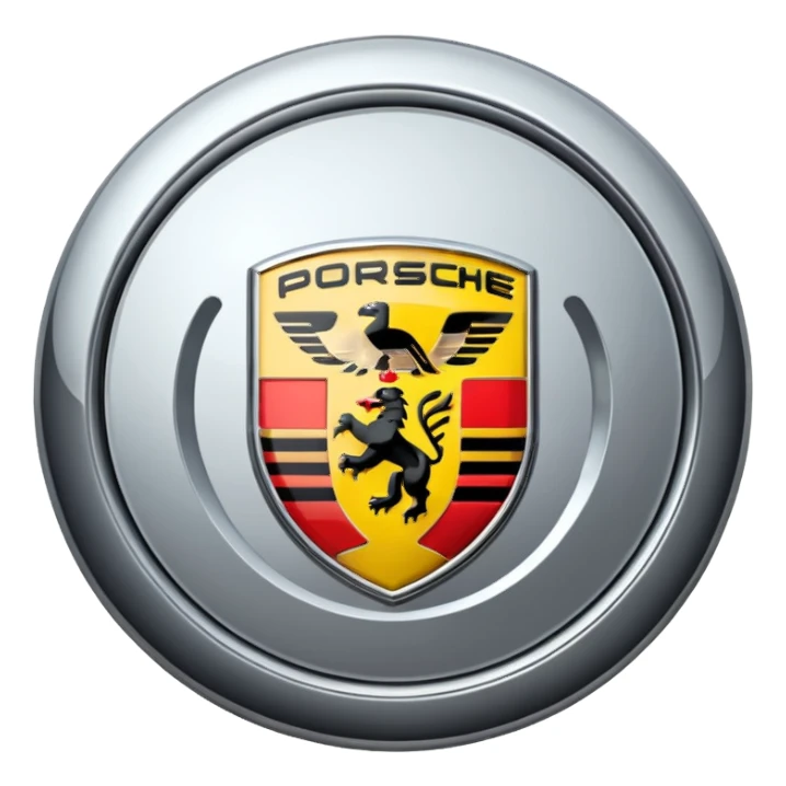 PORSCHE logo sticker