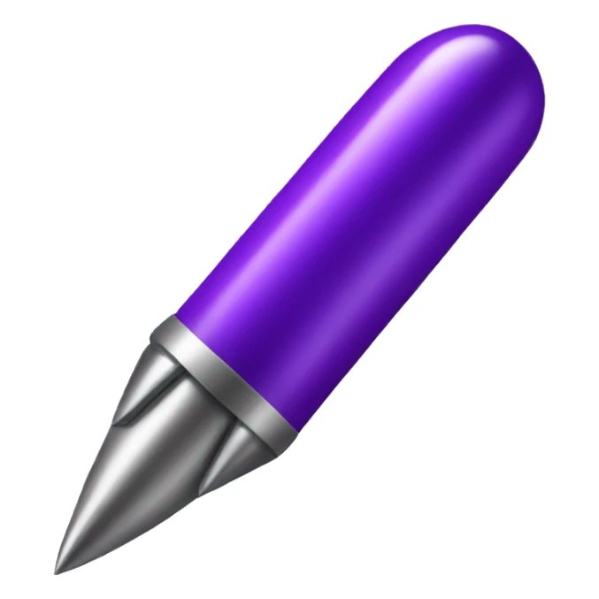 Purple bullet sticker