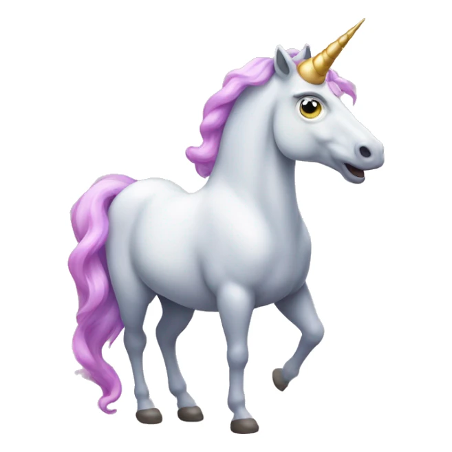Farting Unicorn  sticker