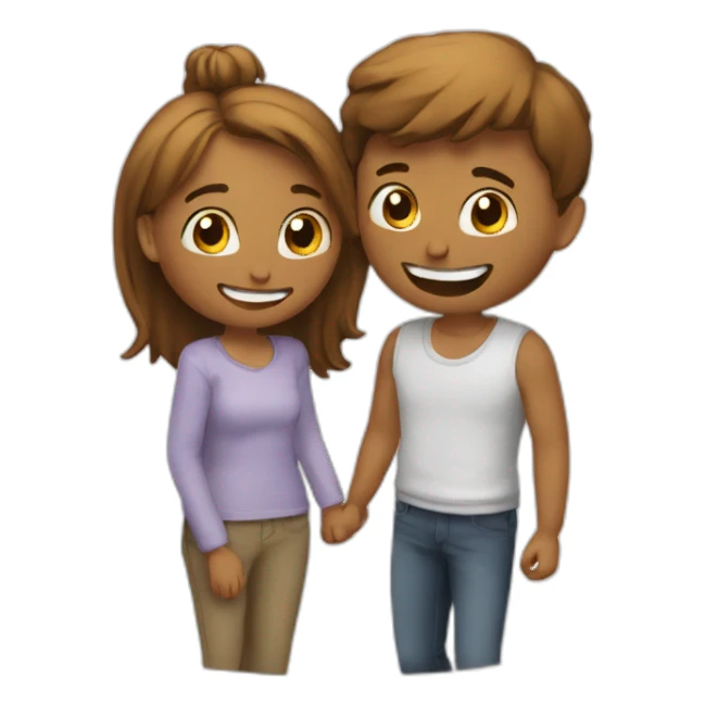 Chat amoureux sticker