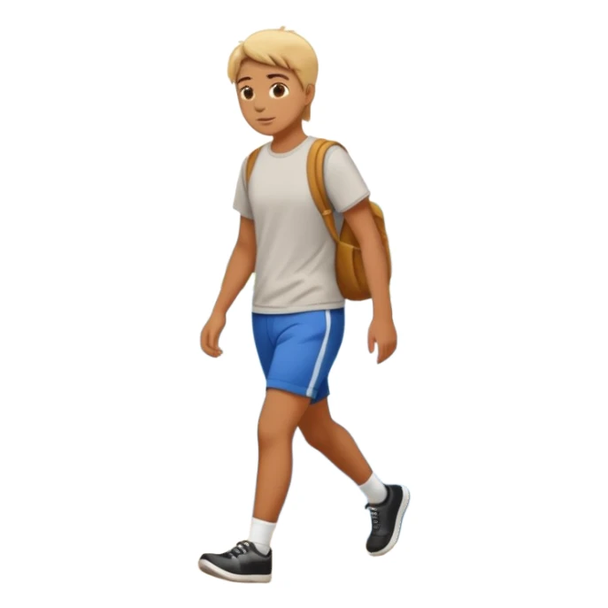 Walking by a river sticker