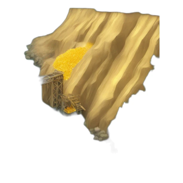 gold mining on the river sticker