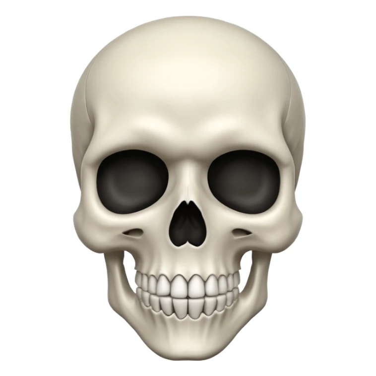 Skull sticker