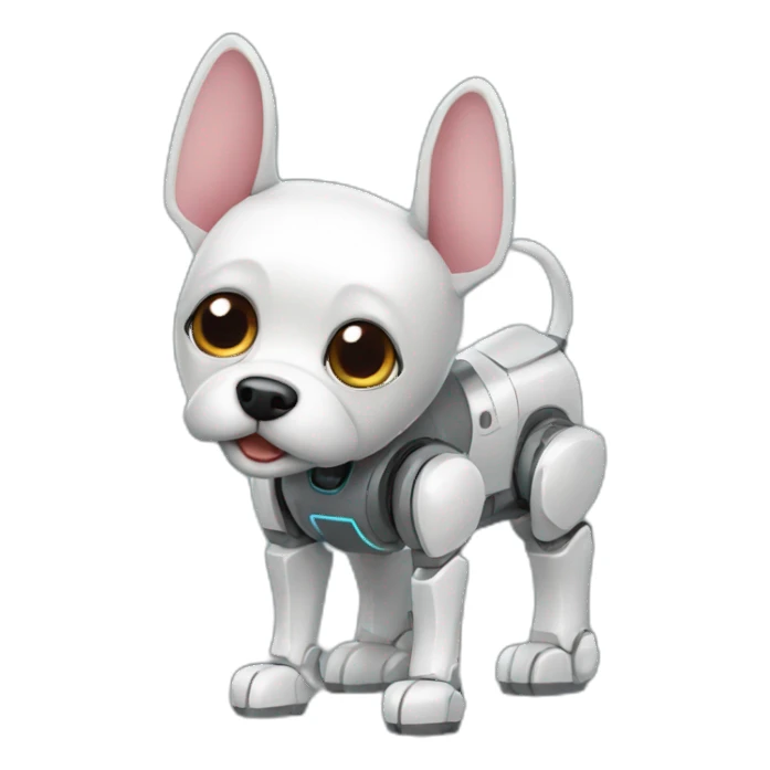 robotic animatronic tiny dog sticker