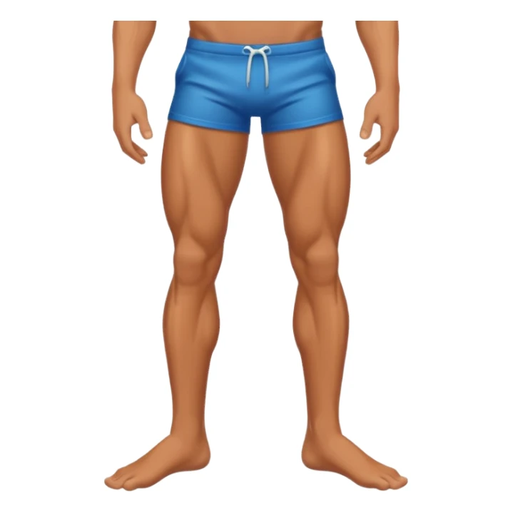 male legs sticker