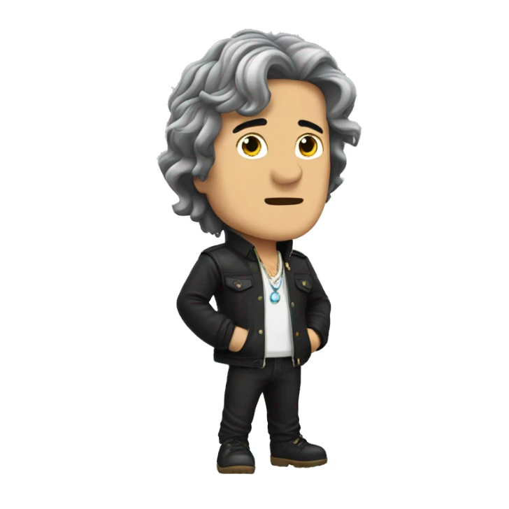 castor estrella de rock sticker